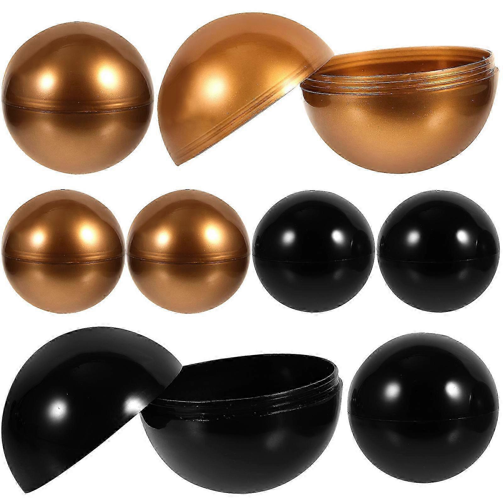 8pcs Empty Round Capsules Gum Ball Machines Plastic Containers Capsules Boxes