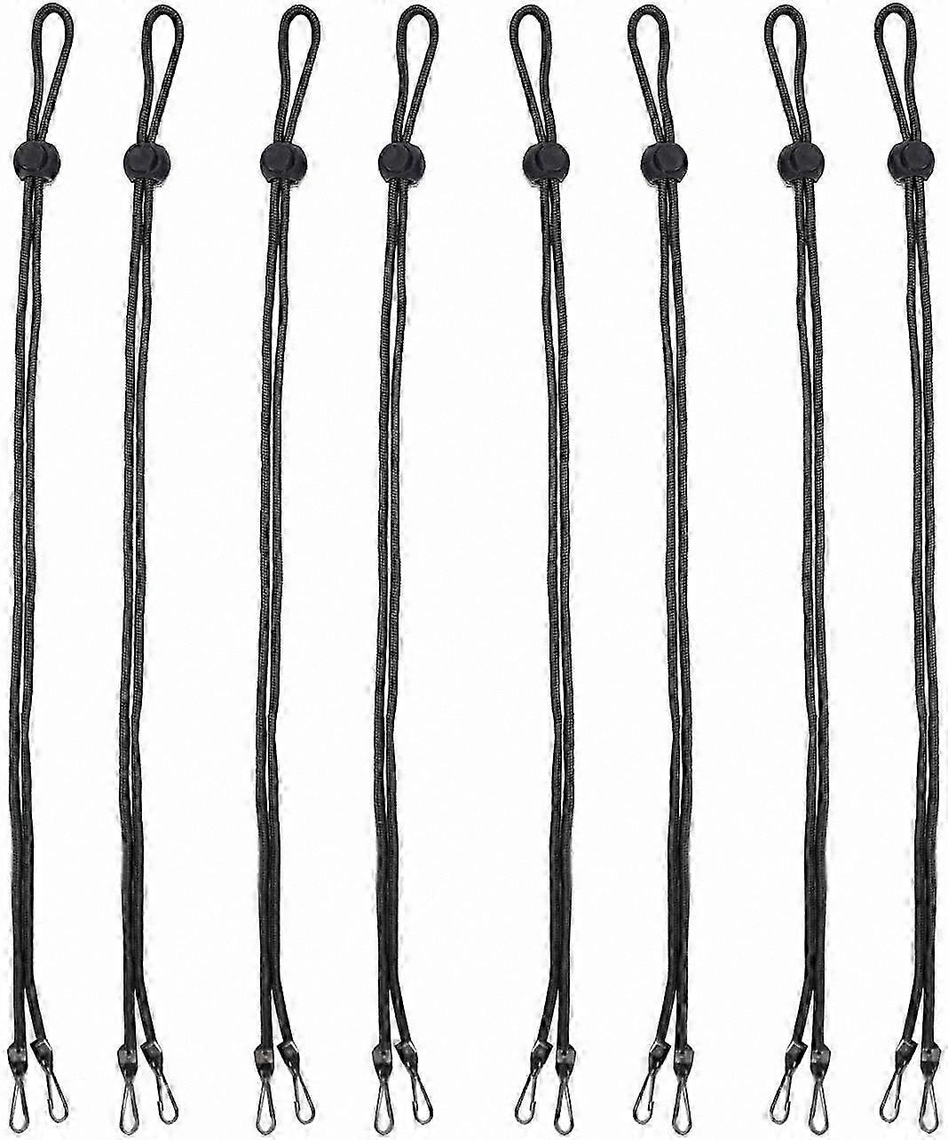 8-Pack Adjustable Face Mask Lanyard with Customizable Length
