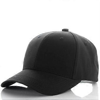Hard topp solskjerm baseballhatt menn og kvinner Koreansk versjon av den trendy hattemote all-match street travel peaked hatt 2 stykker svart og hvit
