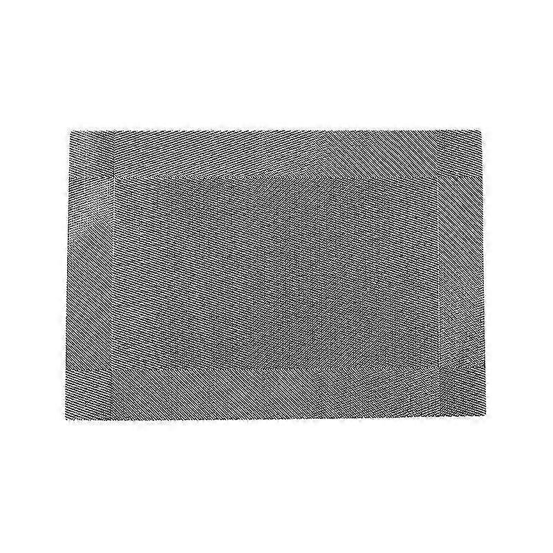 FDA-Approved Silver Grey Placemats Coaster Set