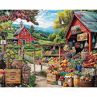 Scenic Landscape Farm Stand Brain-Teasing Puzzles JI-1513