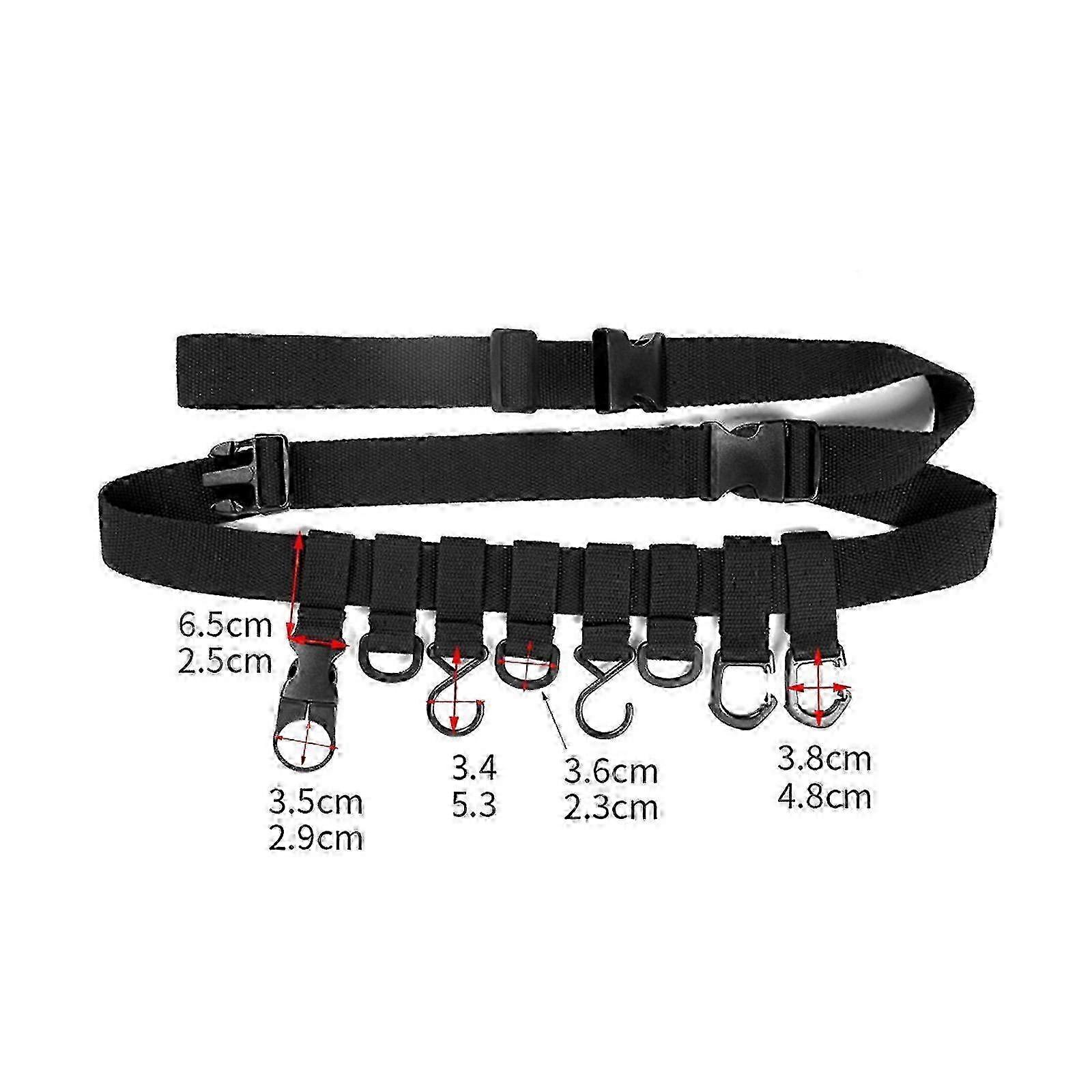 Adjustable Tree Strap Hanger With Multi Hooks