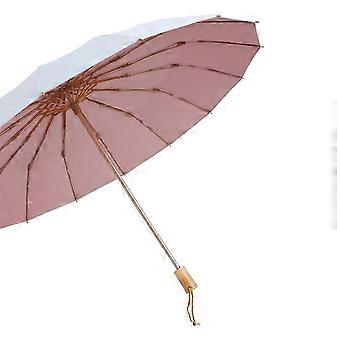 Three-fold Strong Umbrella Anti-rust and Compact for All Weather Outdoor@ff