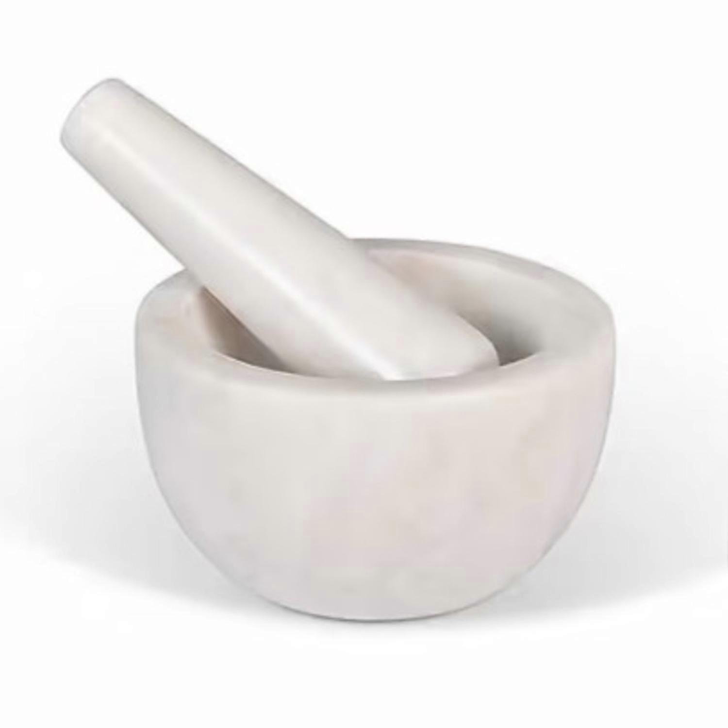 Natural White Marble Mortar