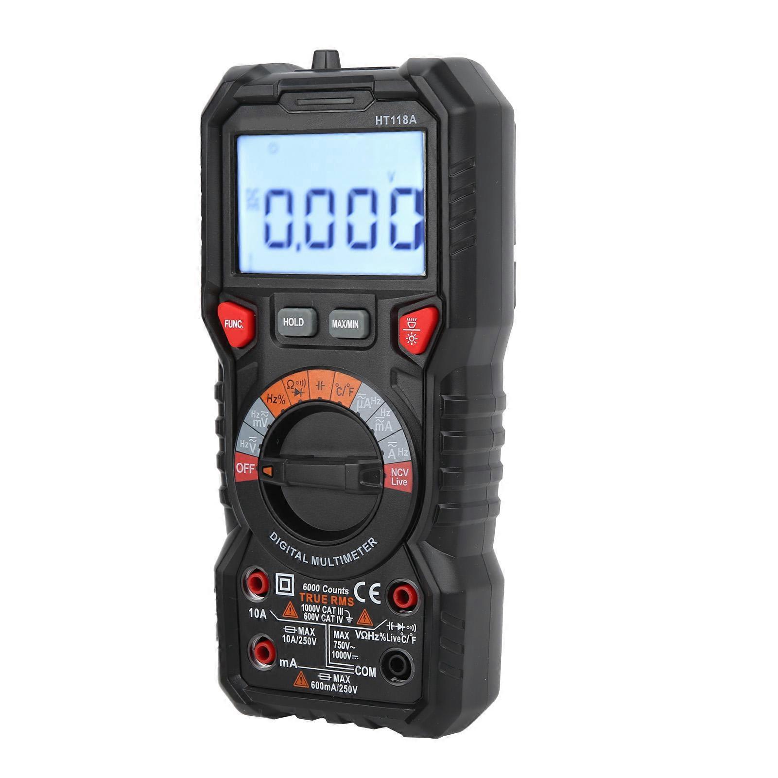 HT118A Digital Multimeter Automatic Range MultiFunction Voltage Tester Current Meter for Electrician