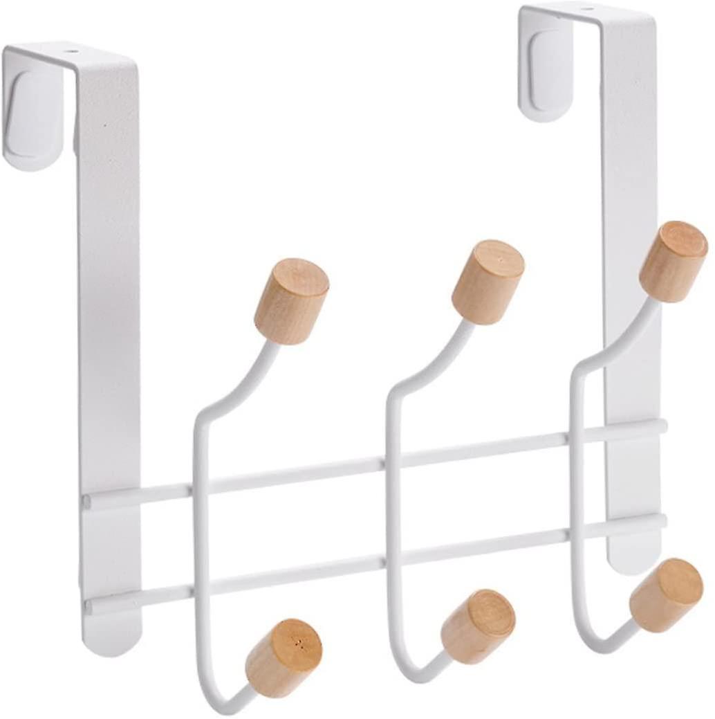 Over Door Hook Metal Back Coat Rack Towel Rack Hanging Over Door Hook