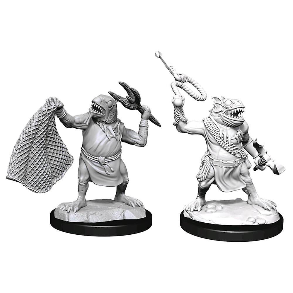 WizKids Games D&D Nolzur's Marvelous Unpainted Miniatures Kuo Toa & Kuo Toa Whip