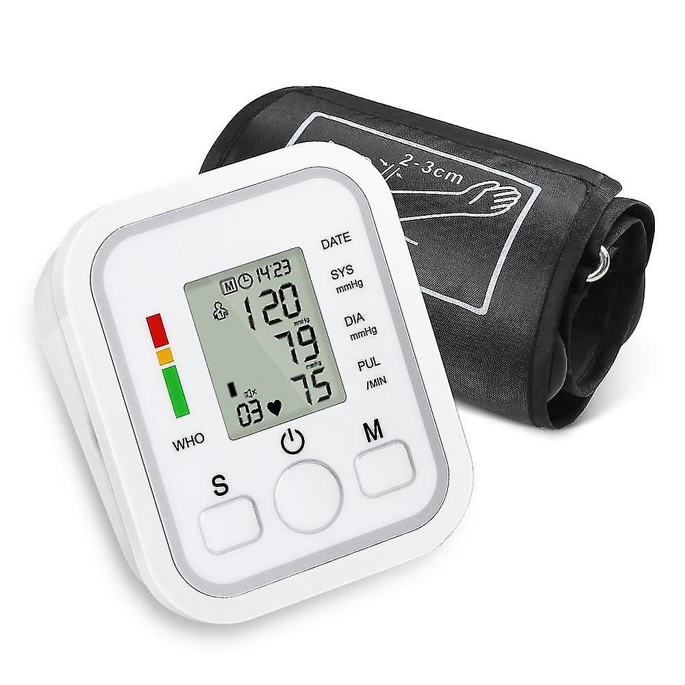 Blood Pressure Monitor Digital Bp Machine Heart Rate Pulse Monitor Long Cuff