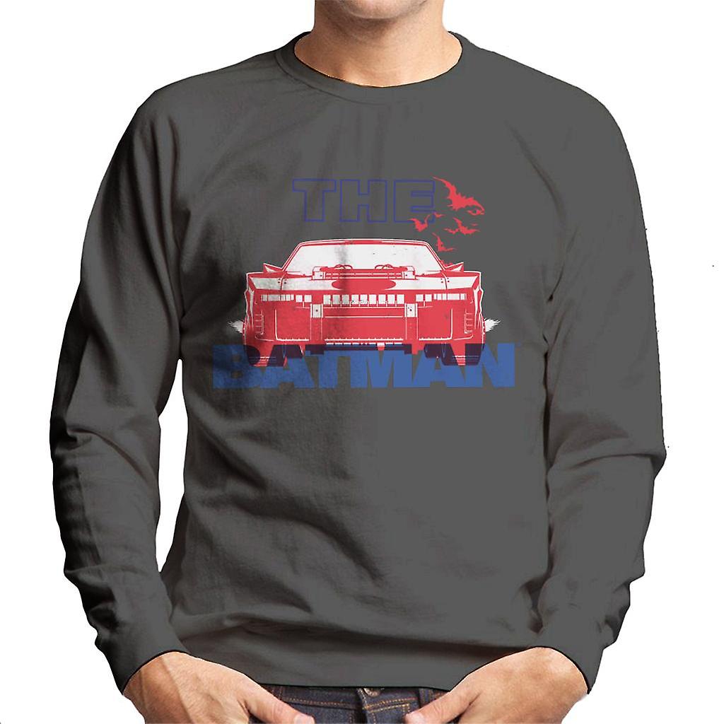 The Batman Red Batmobile Men's Sweatshirt