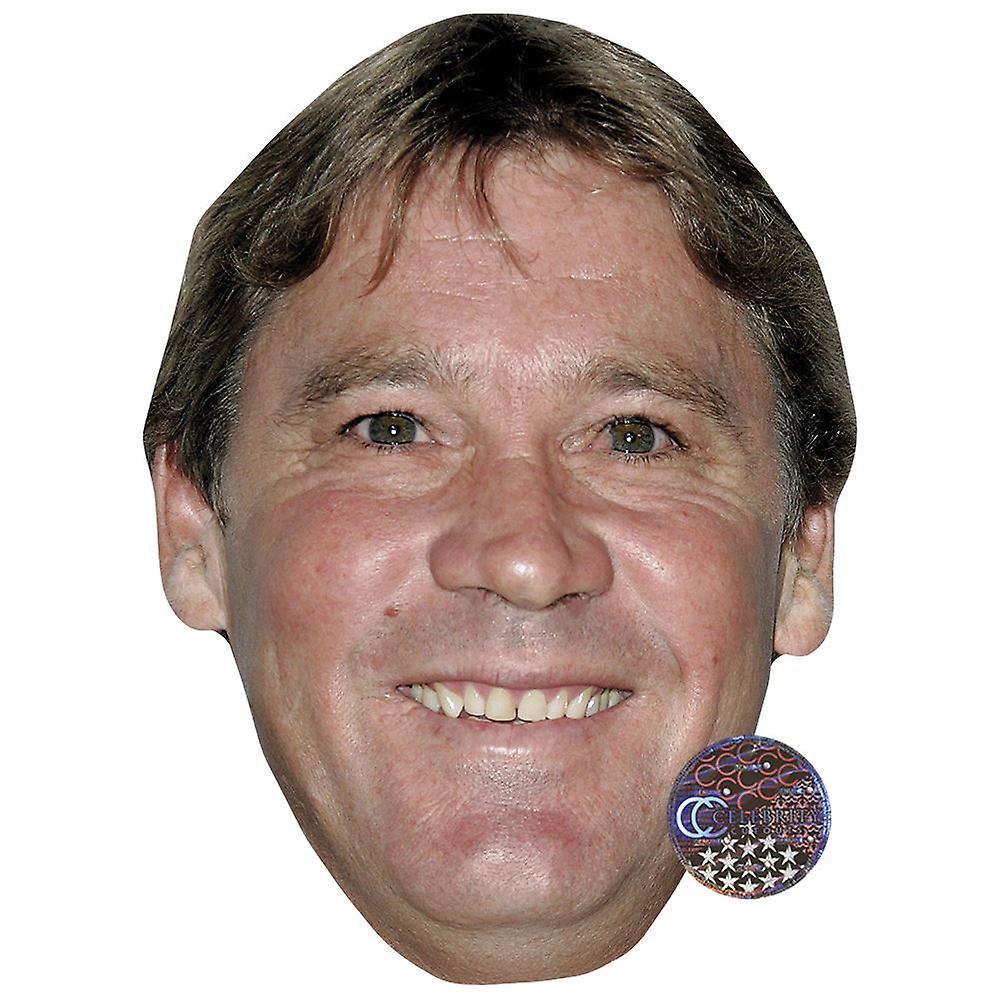 Steve Irwin Celebrity Mask, Flat Card Face