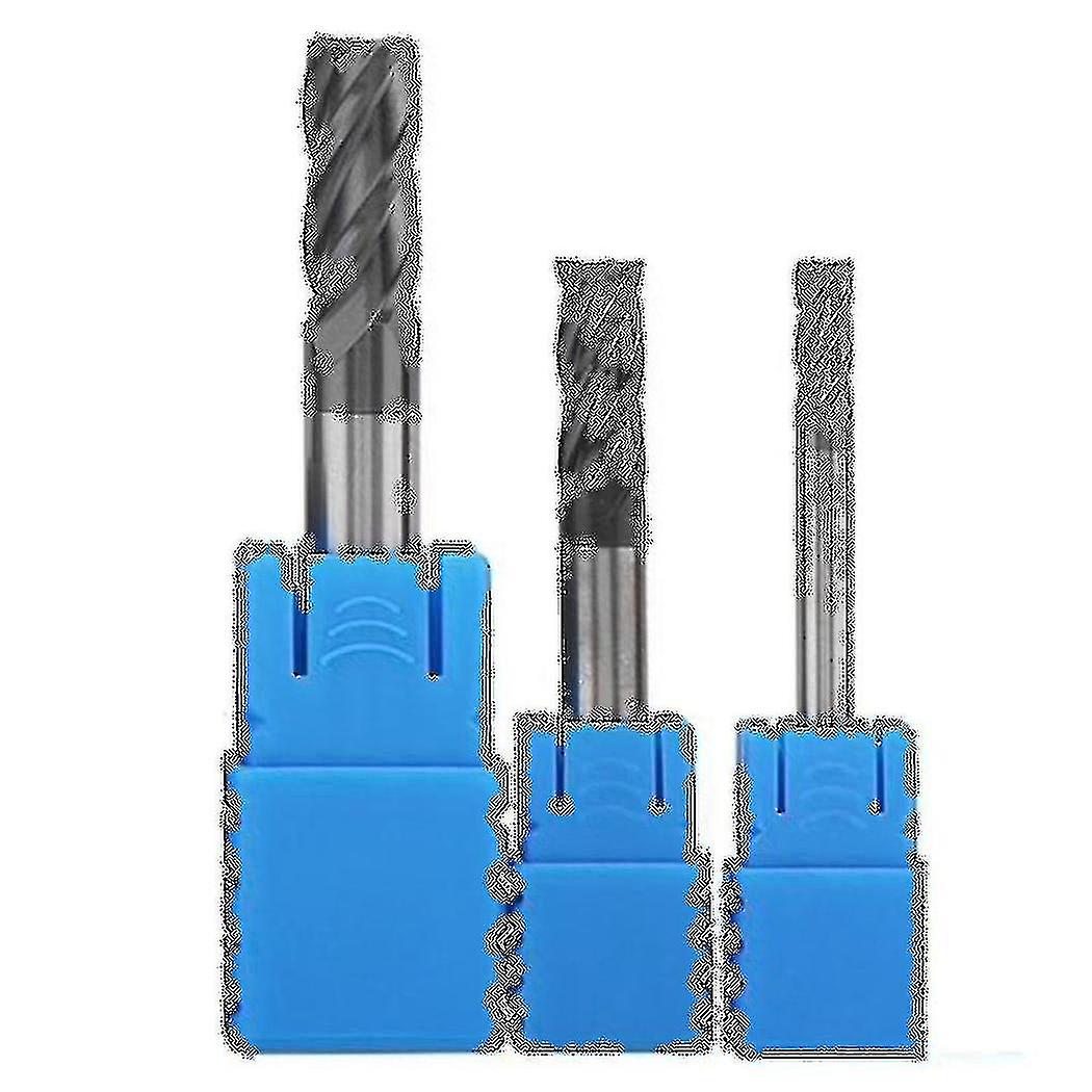 3pcs 4 6 8 Mm Carbide End Mill 4 Flutes End Mill Set Milling Cutter Tool Kit Cnc Carbide Milling Cu