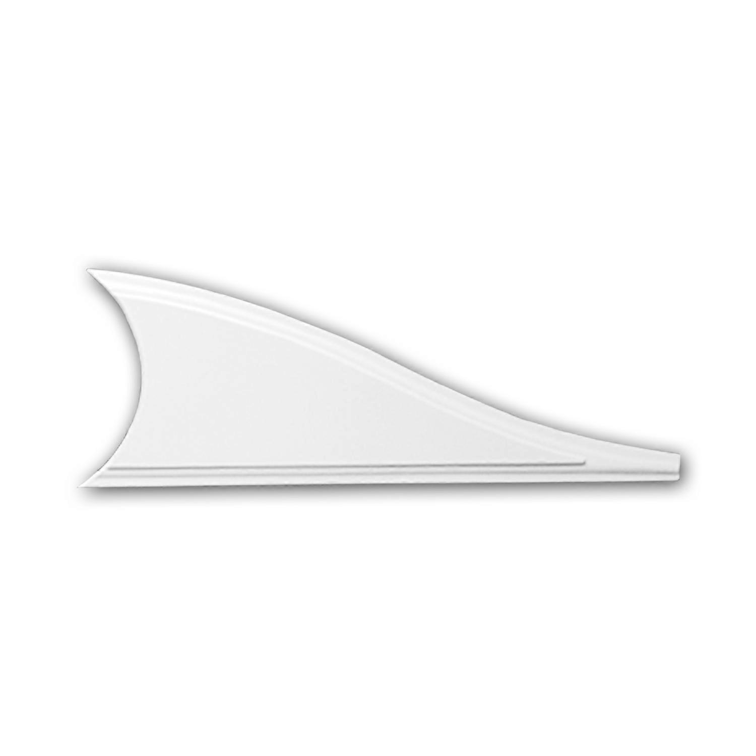 e-Delux GmbH 1 x Encadrement de porte 154019 Profhome blanc Mousse de polyuréthane rigide prétraité léger, solide, indéformable