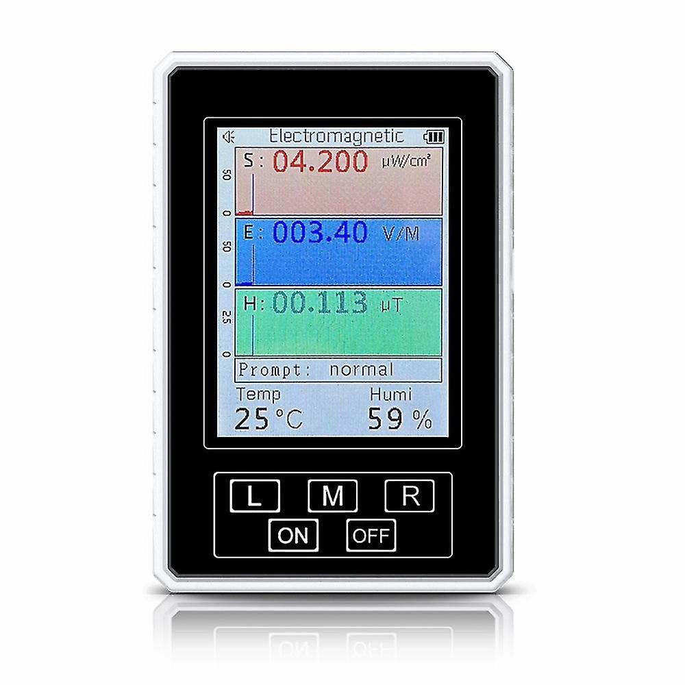Br-9a Xr2 Pro Electromagnetic Radiation Detector Emf Meter White Environment Test Instrument Br 9a