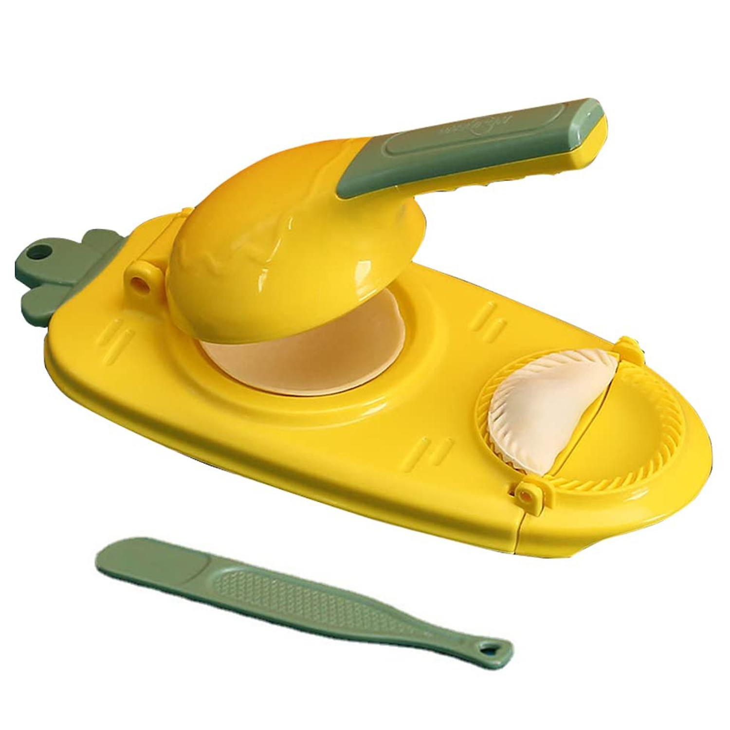 Dumpling Skin Maker Handle Stable Base Hanging Hole Design Dough Dumpling Skin Press Machine Maker