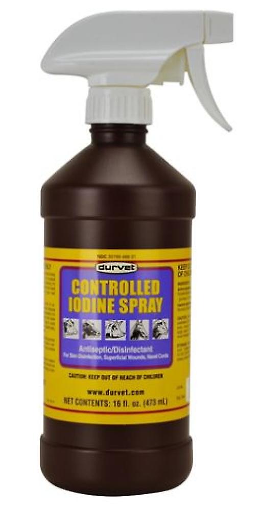Durvet 43747 16 oz. Controlled Iodine Spray for Horses and Livestock