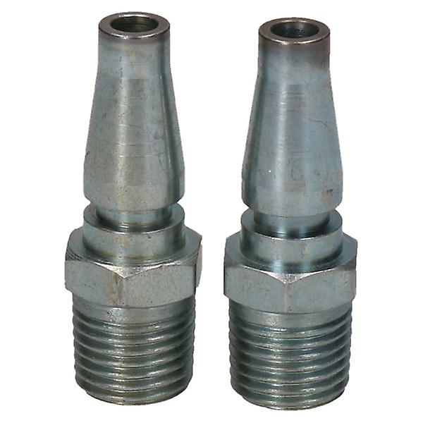 2PK Schrader Profile 17 Series Male Fitting 1/4" BSP Male Thread Air Line Hose
