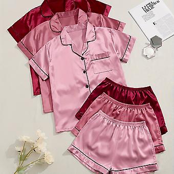 Kids Shein Satin Pjs Pajamas Sets Shein Pyjamas Kids SILVERCELL