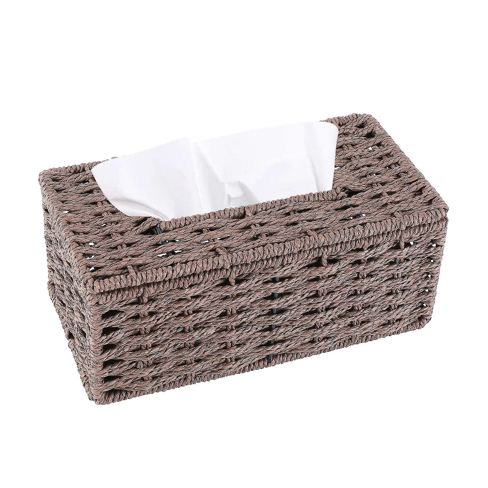 Tissue Box, Vinta Napkin H, Case Clutter Stora Container Cover, Desk De