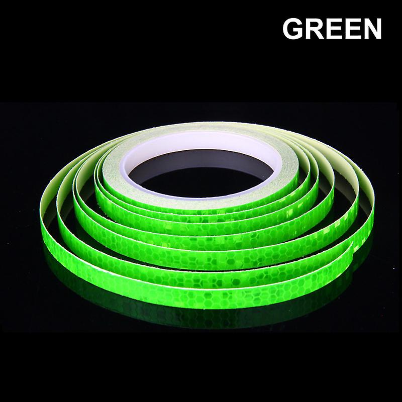 8-meter Reflective Tape For Bicycle Warning Stickers Cycling Reflector Stripe Safety Light Bike Motorcycle Car Decoration