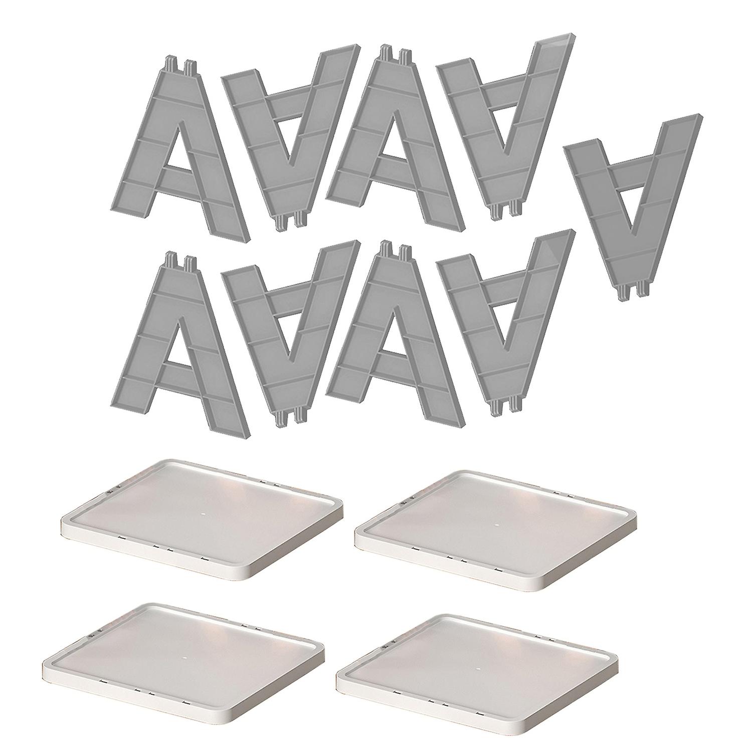 1 Set Shoe Rack Space-saving Stackable Multi-layer Simple Slippers Shoe Storage Shelf Daily Use