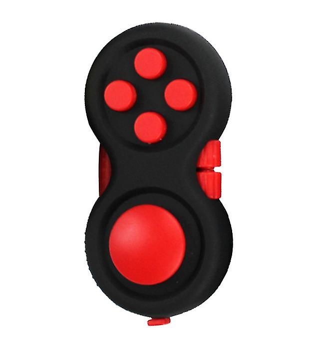 2Pcs Red Hand Pad Stress Relief Puzzle Decompression Toy Game Handle Decompression Handle Az12262
