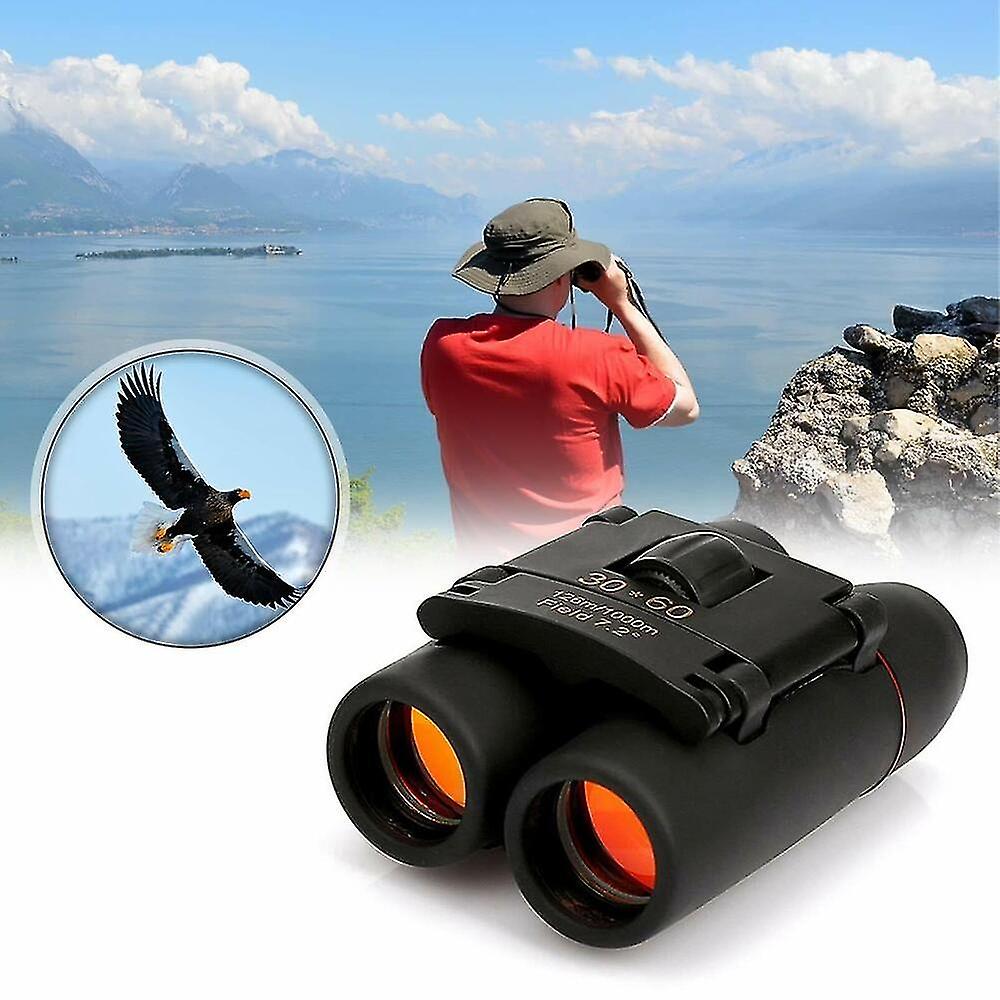 30 X 60 Zoom Mini Compact Binoculars Telescopes Day Clear Image Foldable