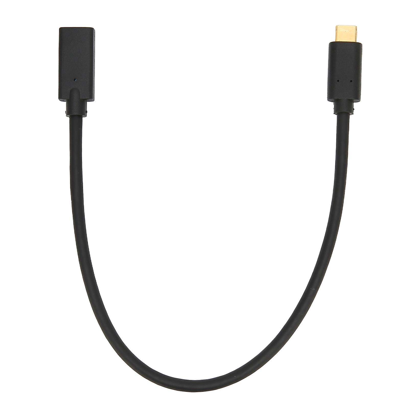 Câble USB 3.1 Type-C vers Type-C 10 Gbit/s, charge rapide, ABS, Type-C femelle vers Type-C mâle, pour MacBook Pro et Huawei (1 m, 3,3 pi)