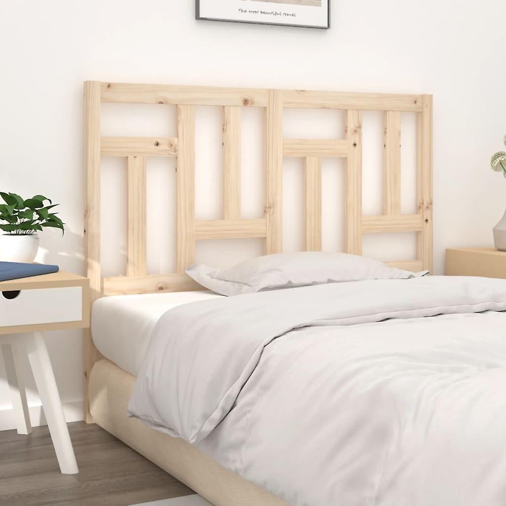 Headboard 140.5x4x100 cm solid pine wood