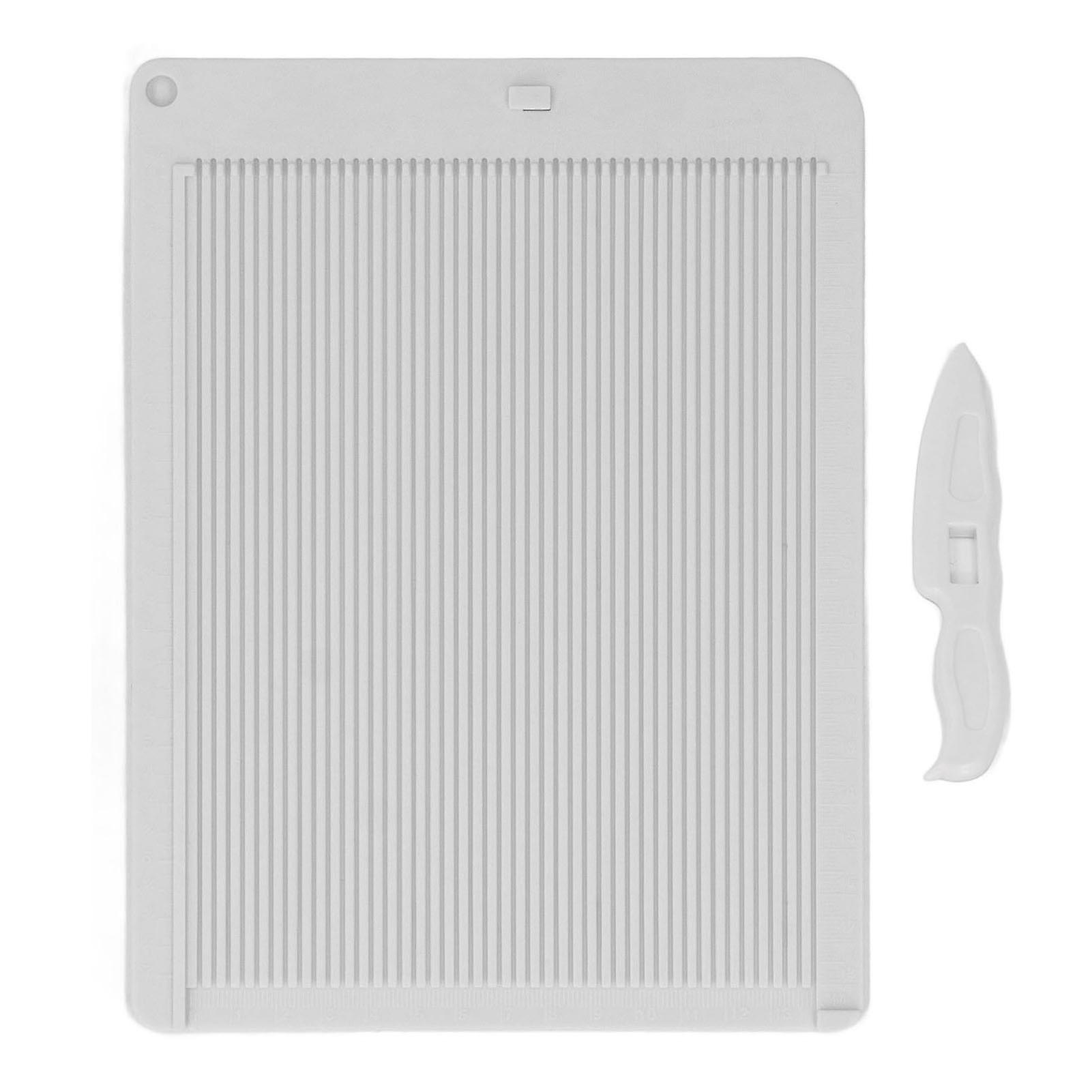 Durable Craft Cutting Mat: Reusable Plastic Board for Sewing, Quilting, and Scrapbooking