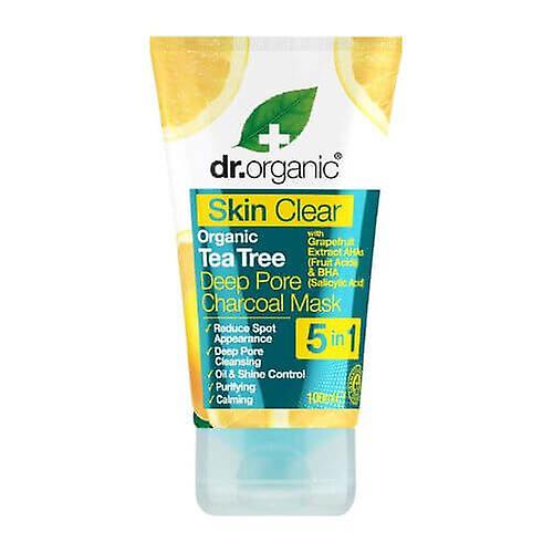 Dr.Organic Skin Clear Organic Tea Tree Deep Pore Charcoal Mask 100ml