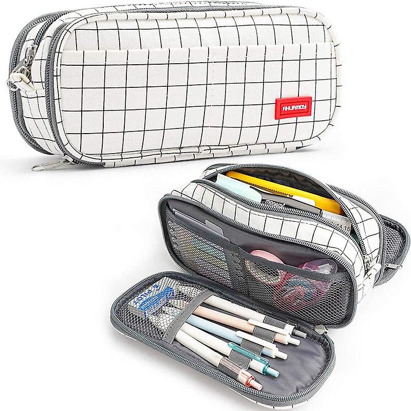 Large Capacity Three-layer Pencil Case Student Multi-functional Canvas Pencil Bag Pencil Case Pencil Case