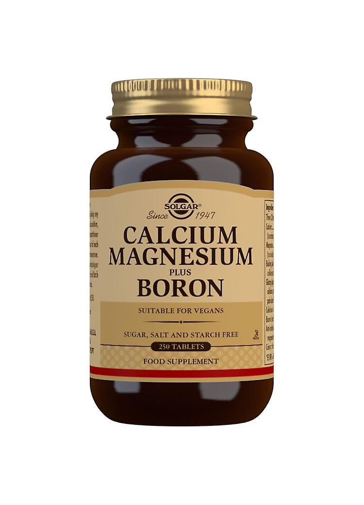 Solgar Calcium Magnesium Plus Boron - 250 Tablets