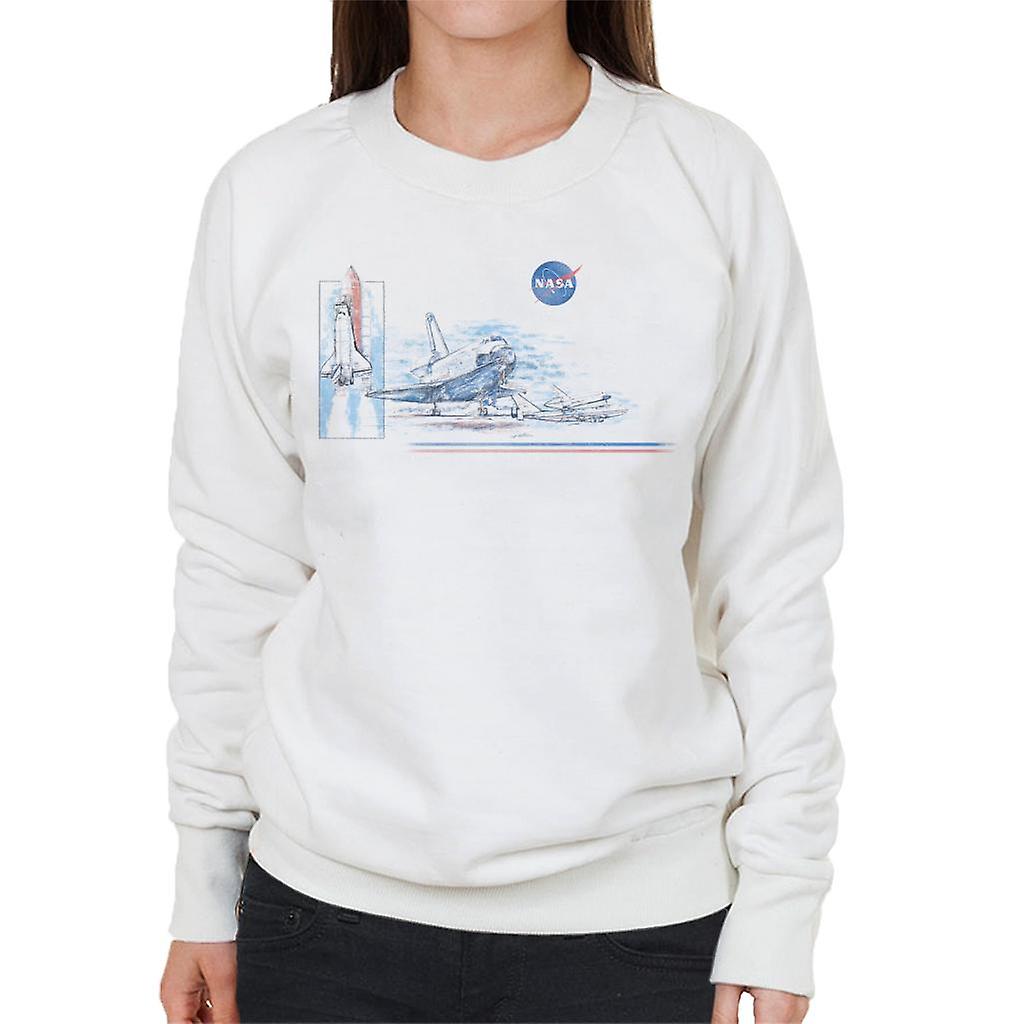 NASA Liftoff From Space Centre Women's Sweatshirt