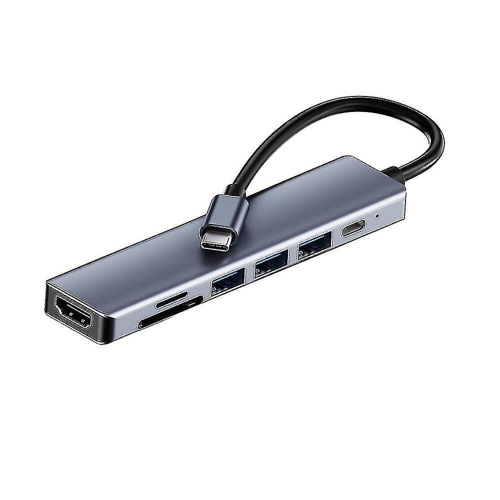 New 2023 Usb C Hub, 7-in-1 Usb C Usb To Hdmi-compatible Adapter, For Type-c