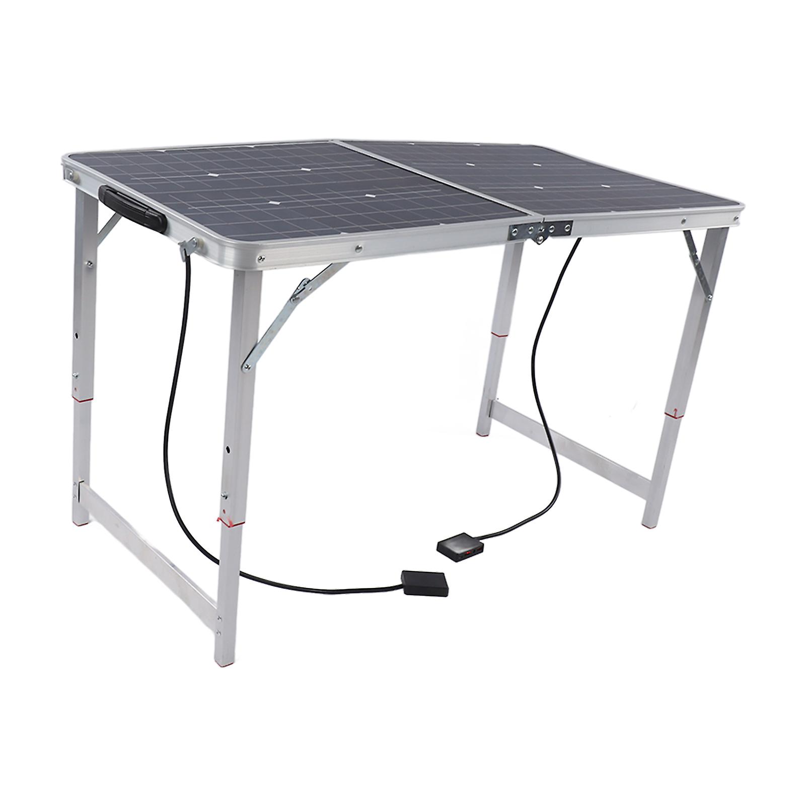 Foldable Solar Panel Table 200W Ip68 Waterproof Portable Fast Charging Output Mono Folding Table