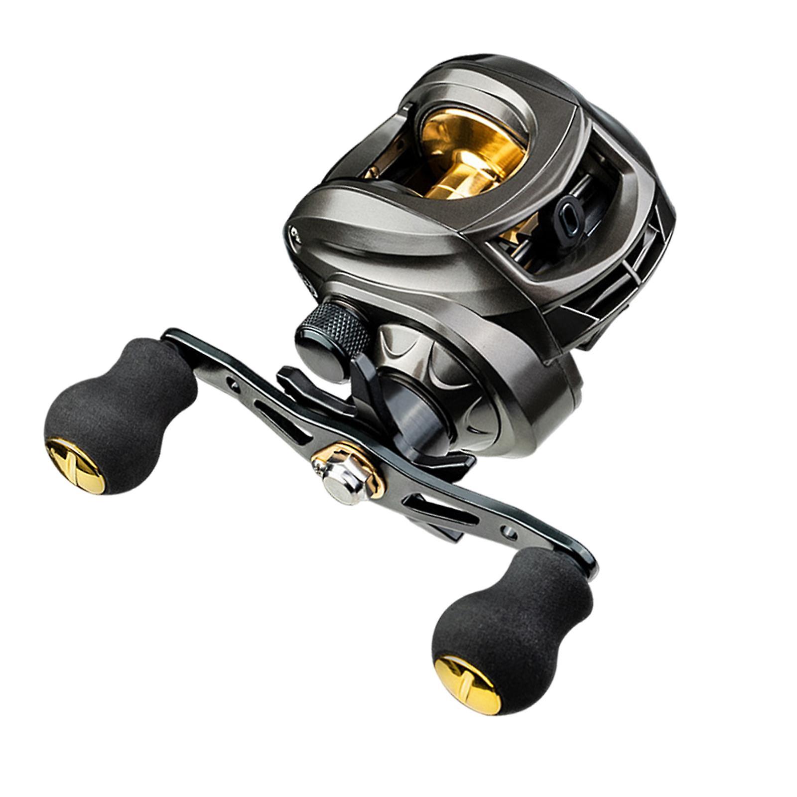Baitcasting Reel Compact 8kg Max Drag Smooth Sealed Drag System Casting Reel Left Hand