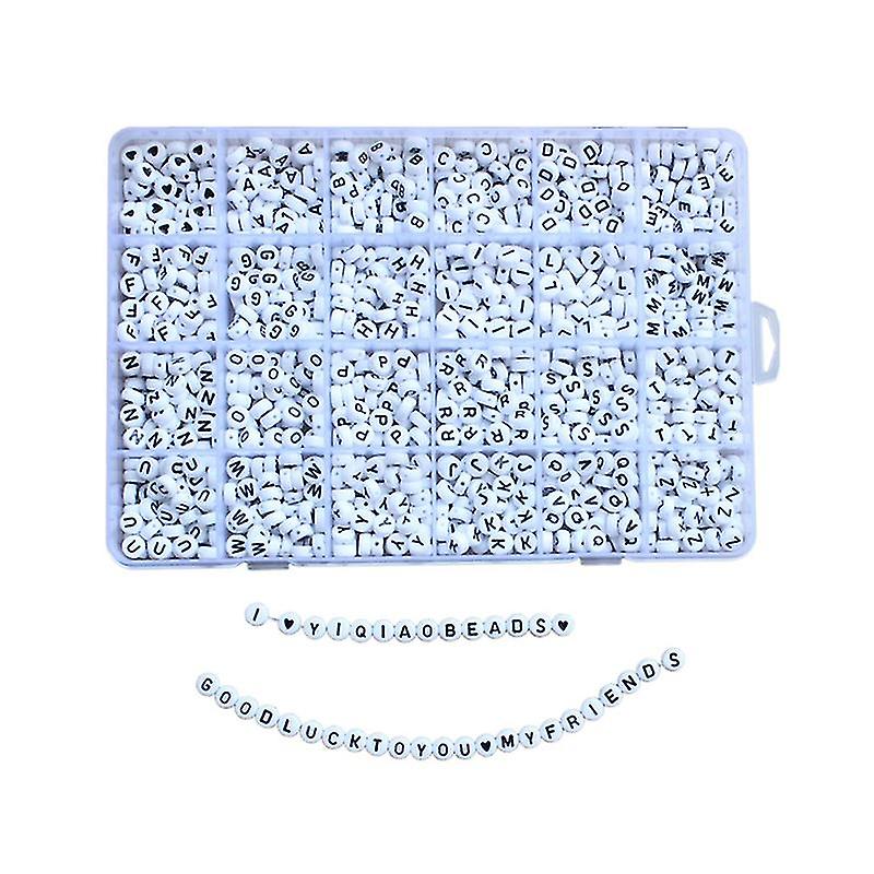 1200pcs Letter Beads