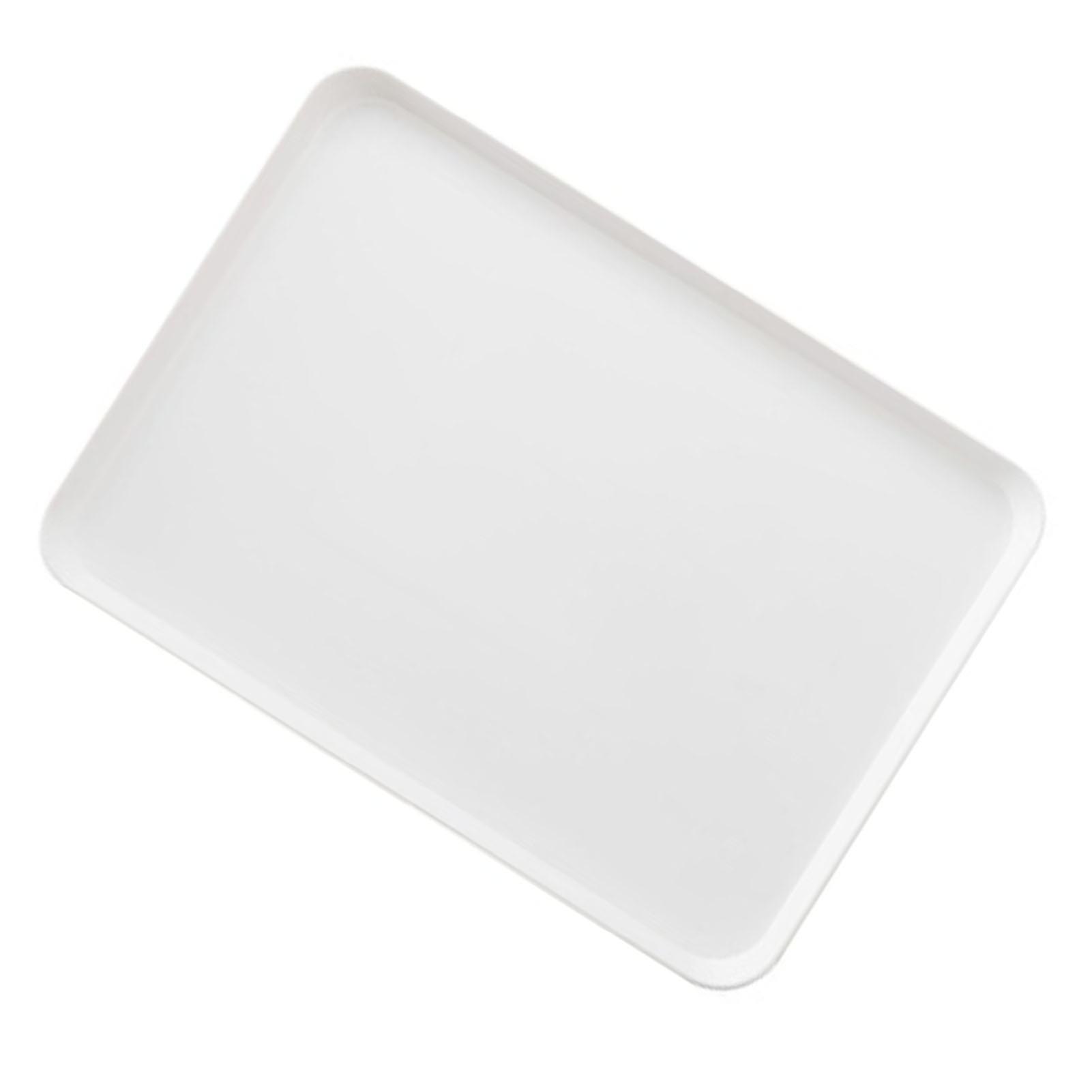 Plastic Breakfast Plate Rectangular Food Serving Tray Fruit Bread Cup Dinner Dish for Home Cafe Hotel