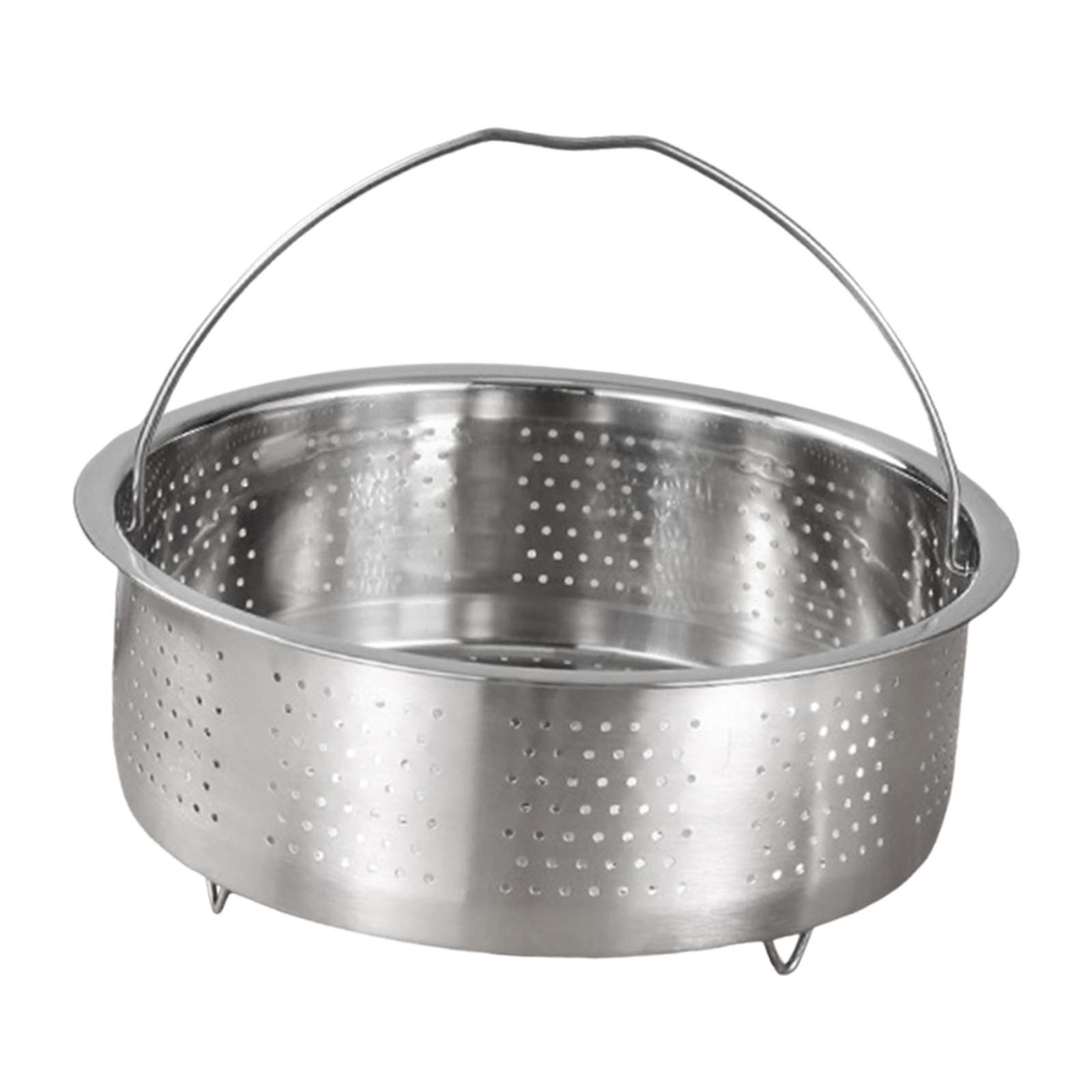 Steamer Basket Multipurpose Round Stainless Steel Steamer Insert Kitchenware 22cm