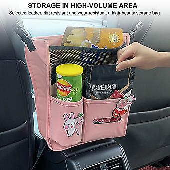 Organisateur Voiture CGEAMDY - Sac Rangement Siège Arrière - 6 Poches - Noir