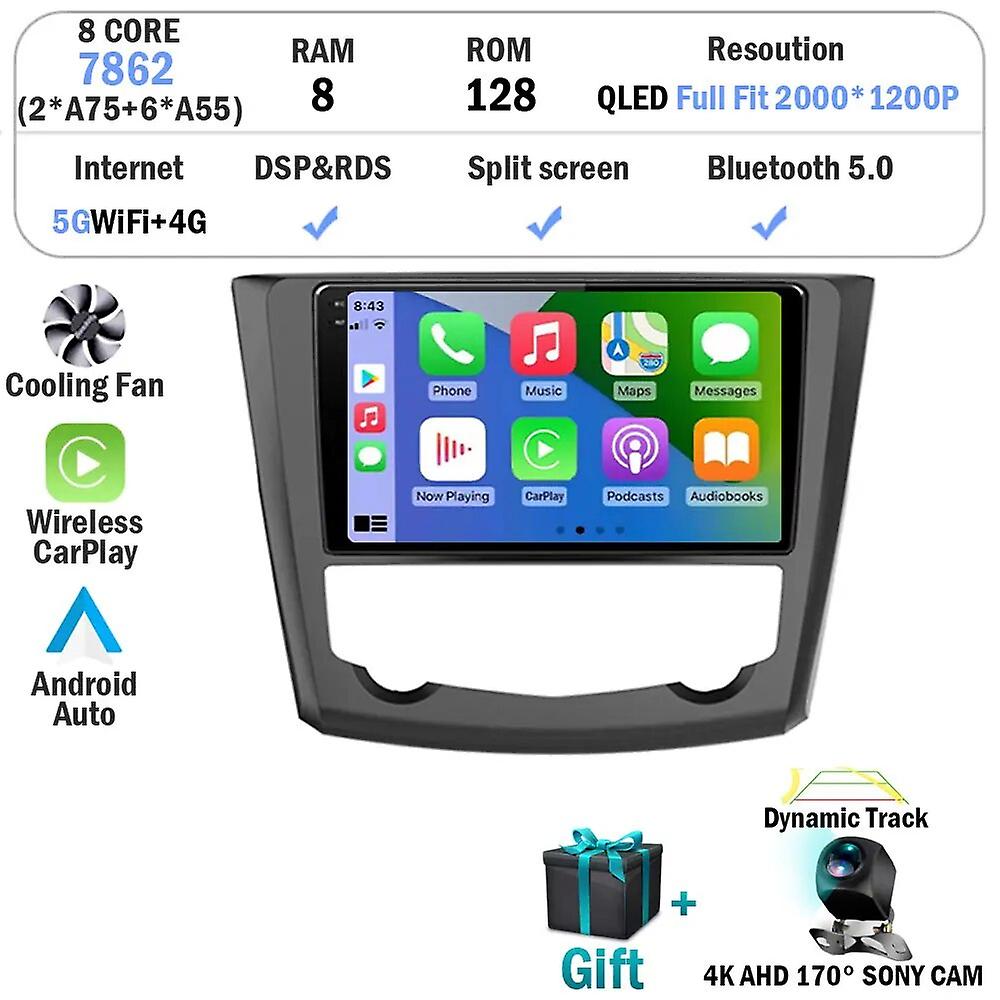 Android 13 For Renault Kadjar 2015-2019 Carpaly Auto Radio Multimedia Video Player Navigation Gps 4g Wifi 360 Camera Head Unit