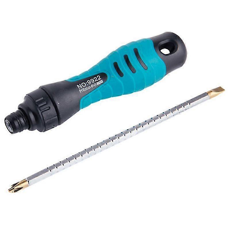 Penggong 2in1 Precision Adjustable Ratchet Screwdriver Set Two-way Slotted Magnetic Screwdriver Bit