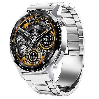 F207 Smart Watch Silver 3-Beads Steel