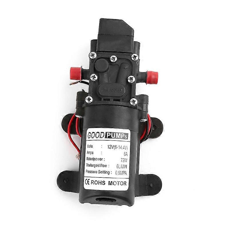 12V 72W High Pressure Micro Diaphragm Water Pump Automatic Switch Smart Type