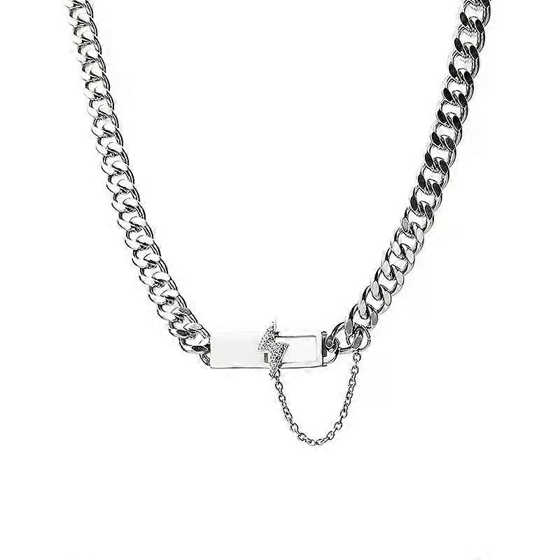 cubic zirconia lightning necklace