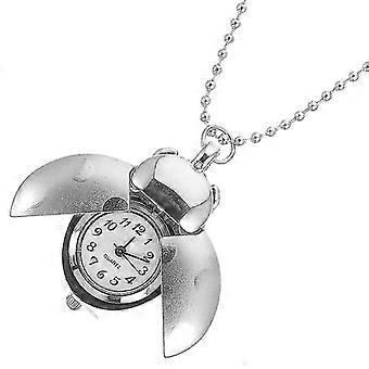 1pc Retro Pocket Watch Beetle Theme Reloj colgante Quartz Pocket Watch Gift