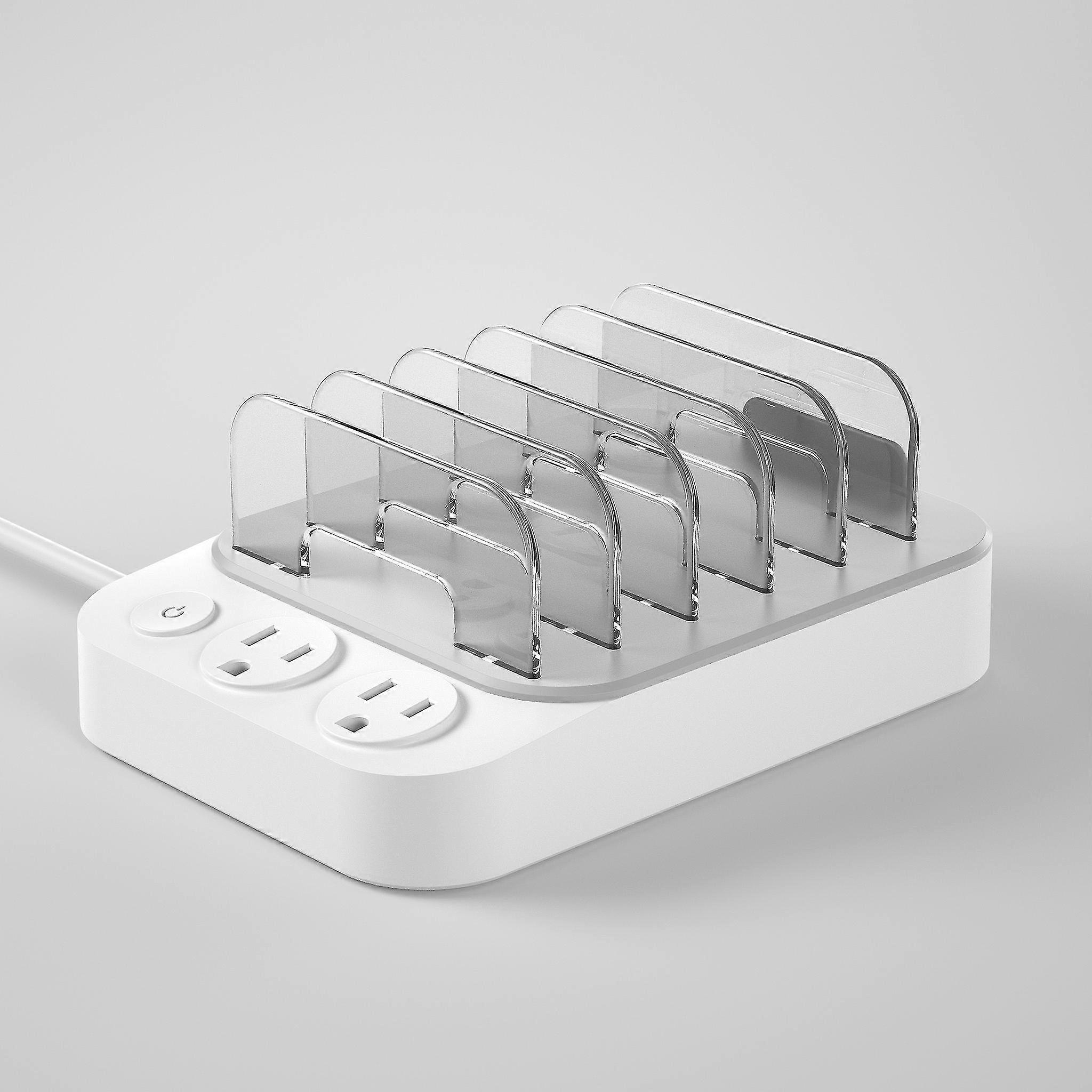 6 en 1 Extérieur Type-c Table Réseau Dc Portable 6 Port Publi