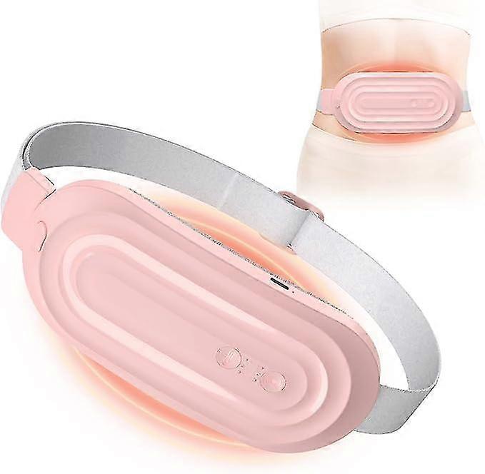 وسادة تسخين الحيض ، حزام تسخين لتخفيف آلام الدورة الشهرية ، جهاز تخفيف تشنج الفترة الكهربائية للتسخين السريع 3 ثوان مع 3 مستويات حرارة و 3 أوضاع للتدليك