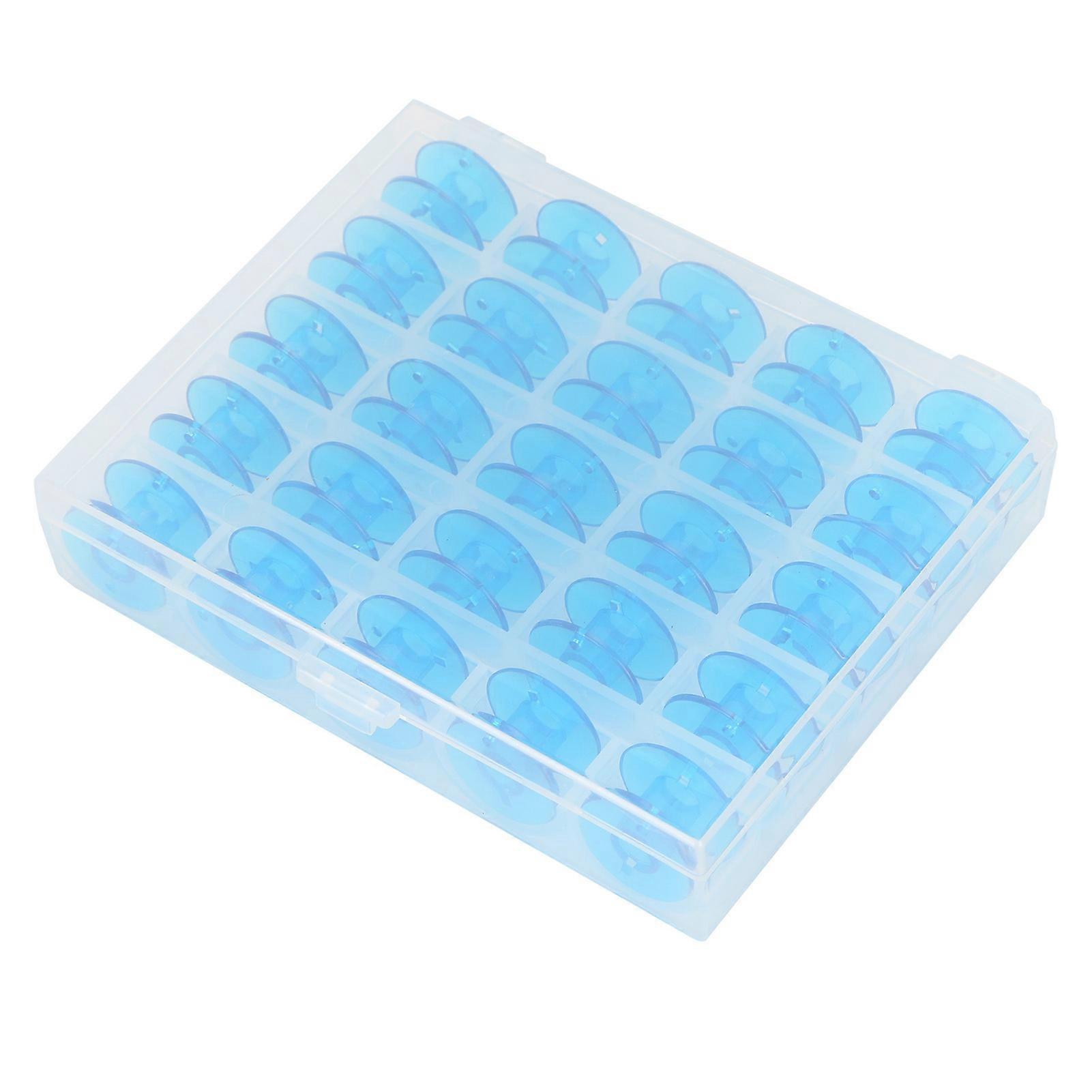25pcs Empty Bobbins Plastic Spool Replacement Household Sewing Machine Accessories 1pc Box