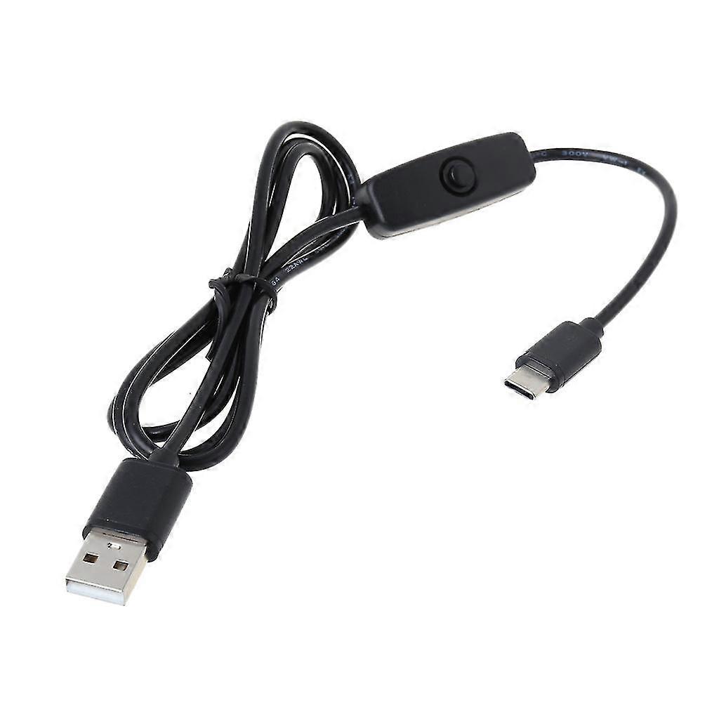 Usb Cable With Switch On/off Cable Usb To Type-c Cable For Usb Lamp Fan